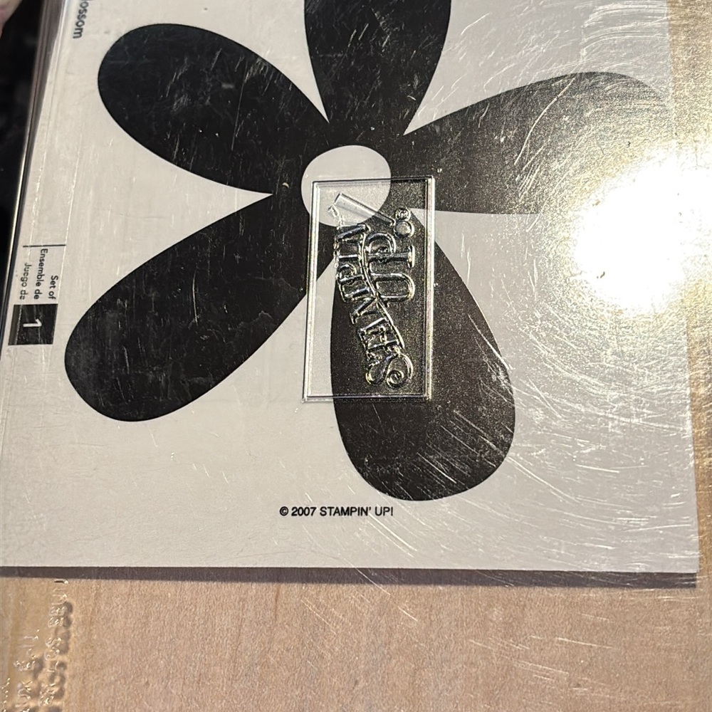 New Stampin' Up! Big Blossom flower stamp 6” x 5”